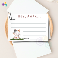 'Hey, Awak' Kad Nota (10 keping)