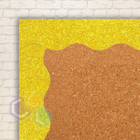 Golden Glitter Noticeboard Border