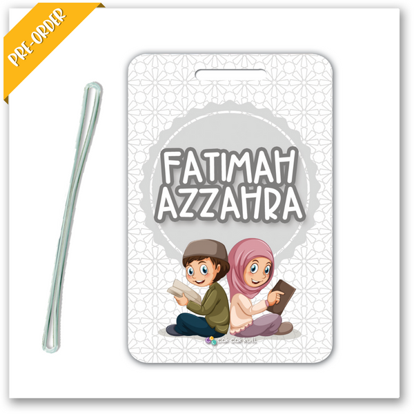 L2047 - Muslim Kids (Personalised Bag Tag)