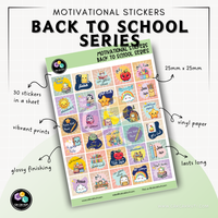 Motivational Stickers - Back to School Series (Arabic/Islamic)