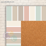 Noticeboard Borders - Boho Stripes (Digital Download)