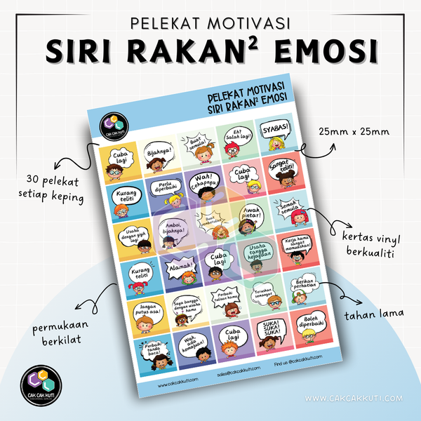 Siri Rakan Emosi Pelekat Motivasi