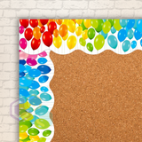 Balloon Party Noticeboard Border