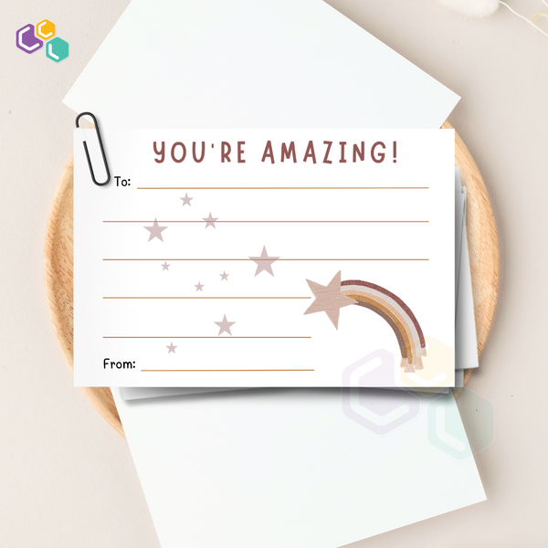 'You're Amazing' Note Cards (10 pcs)
