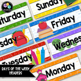 Days of the Week Headers (EL)