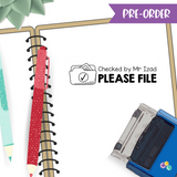 SP036 - Please File Customised Stamp (Pre-order)