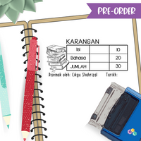 SP020 - Books Customised Essay Stamp (Pre-order)