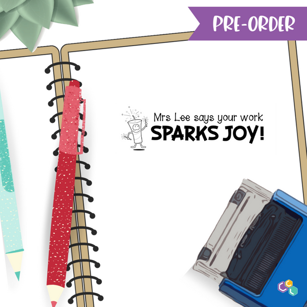 SP011 - Sparks Joy Customised Stamp (Pre-order)