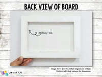 QT027 - PERSONALISED NAME BOARDS (ELEGANT BLOOM)