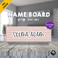 QT030 - PERSONALISED NAME BOARDS (BOHO VIBES)